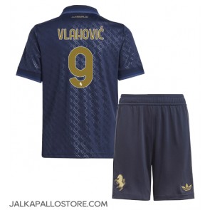 Juventus Dusan Vlahovic #9 Kolmaspaita Lapsille 2024-25 Lyhythihainen (+ shortsit)